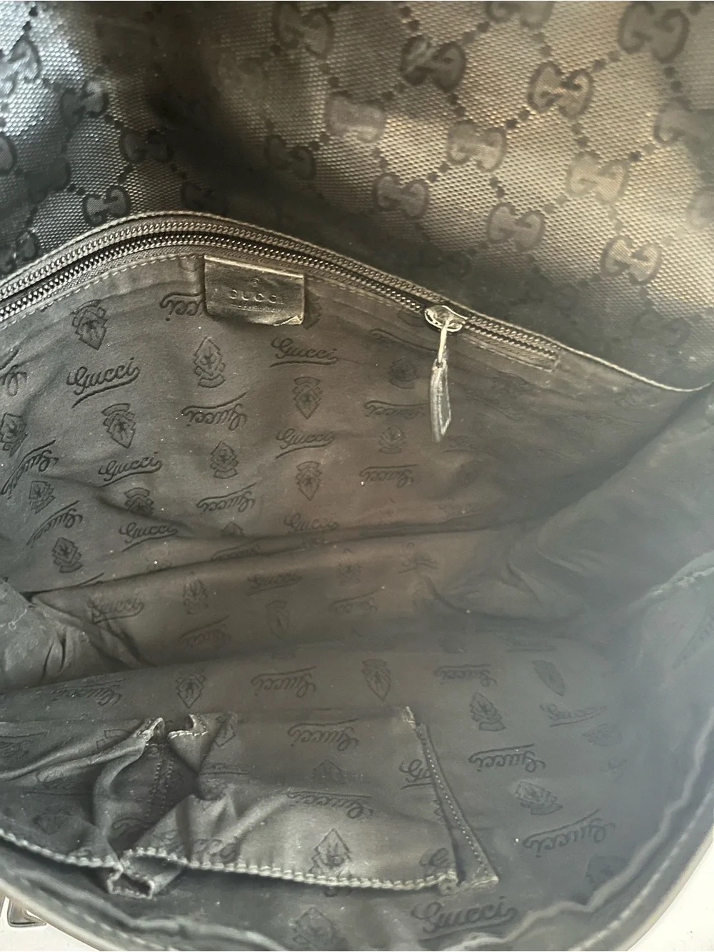 Gucci GG Black Imprime messenger bag